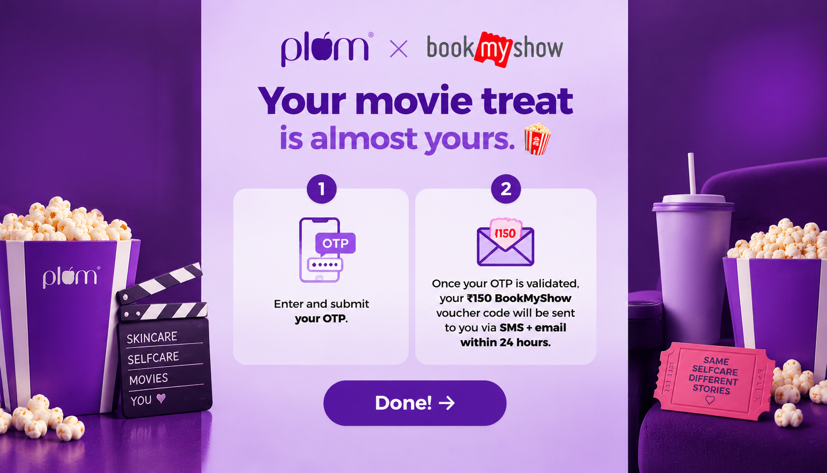 Plum x BookMyShow